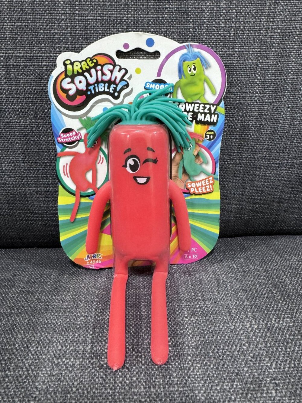 Sqweezy Tube Man Squishy Irre Squish-Tible